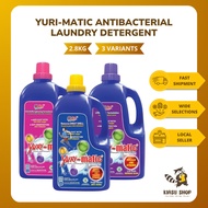 Yuri-matic Antibacterial Laundry Detergent 2.8kg - Deep Clean Colour Brightening Low Suds