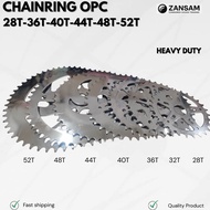 CHAINRING OPC Single Speed 28T / 36T / 40T / 44T / 48T / 52T – Heavy Duty Steel Chainring- CP