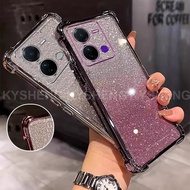 Case for VIVO v25 PRO 5G v25e 4G V23E v20 v21e 4G V20SE phone case four corner glitter paper silicon
