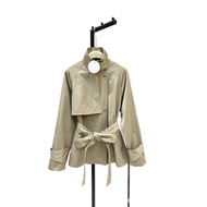 M3AX Stand-Up Collar Windbreaker Jacket - Lightweight Luxury, Mid-Length