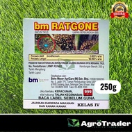 BM Ratgone 250g - brodifacoum 0.005% BB bait tikus Behn Meyer