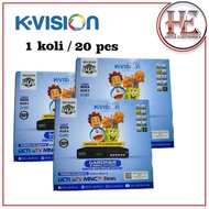 VU076 1 SATU KOLI K-VISION RECEIVER MESIN PARABOLA SUDAH TERAKTIFASI A