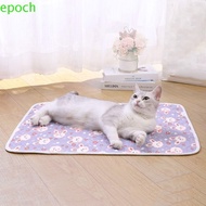 EPOCH Pet Ice Pad, Latex Cotton Soft Dog Cooling Mat, Teddy Mattress Non-slip Cartoon Pet Cool Mat Bed Camping