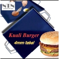 Metal Rectangular Hot Plate Pan Kuali Leper Grill Plate For Burger/ Roti John/ Roti Canai Kuali/ Kua