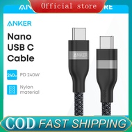Anker Nano USB C Cable PD 240W Nylon Fast Charging Type C Cable for Multiple Smart Phone Devices
