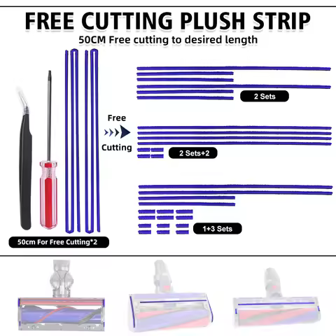 Brush Bar for Dyson Cordless Vacuum V6-V11 Replacement with T8 Torx Screwdriver Angled Tweezers Main