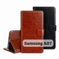 FLIP WALLET CASE COVER SAMSUNG AO7 / A07 / A17
