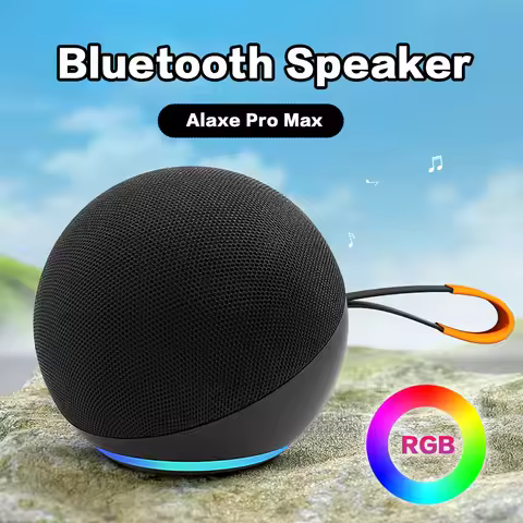 Alaxe Pro Max Bluetooth Speaker Echo Dot 5th Outdoor Wireless Bluetooth Generation Medium RGB Speake