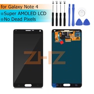 Amoled For Samsung Galaxy Note 4 LCD Display Touch Screen Digitizer N910 N910A N910F N910H Assembly 