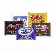 Mars / Snickers / Bounty / Twix / Milkyway Minis Travel Edition 333gm Made In Netherlands