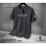 KATUN Seventy EIGHT T-Shirt Men's-Women's Short Sleeve Adult Combed Cotton 24s Grey GFD202513