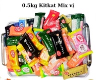 Bánh socola Kitkat Chocolate của Nestle Nhật túi 500gr các loại trà xanh socola sữa socola đắng soco