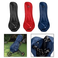 [Simple] Golf Bag Rain Cover Zipper Protector Sleeve Golf Bag Raincoat Rain Hood Golfer's Practice Golf Push Cart Golf Club