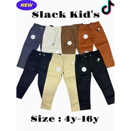 kids seluar slack pants,jogger slack pants 4yr to 16yr