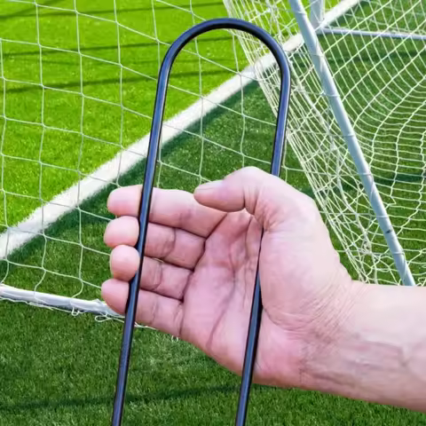 Top Quality 8pcs Heavy-duty Box Spring Anchor Kit, Suitable For Football Goals Upgraded Black Heavy-