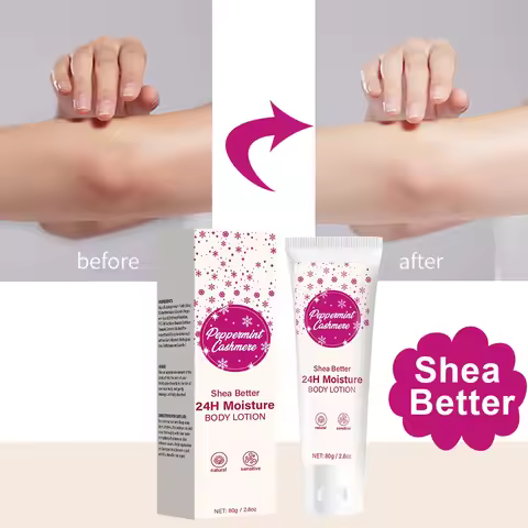 Shea Better Body Lotion, Peppermint Cashmere, Skin Care, 24-Hour Moisture, Body Lotion for Women, tr