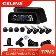 Màn hình LCD kỹ thuật số EKLEVA Hệ thống giám sát áp suất lốp TPMS Xe hơi thông minh Sạc năng lượng