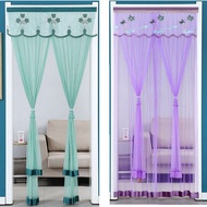 Anti-mosquito Door Curtain Self-Adhesive Bedroom Double Door Hanging Curtain Summer Door Curtain Anti-Mosqui
