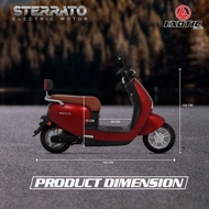 [ Ready Stock] Motor Listrik Exotic Electric Motor Sterrato By Pacific