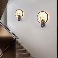 Indoor stair motion sensor wall light, smart radar sensor light, human body sensor hallway light