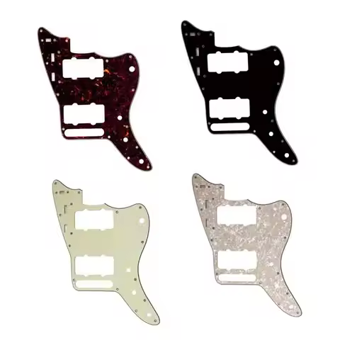 Pleroo Custom Guitar Parts - For Mexico Jazzmaster Style Guitar Pickguard Scratch Plate Replacement
