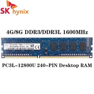 SK Hynix DDR3 DDR3L ram 4GB 8GB DDR3L 1600Mhz 1333Mhz 1066Mhz PC3L-12800U 1.5v Desktop for memory RA