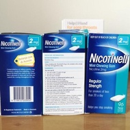 NICOTINELL MINT CHEWING GUM (PERMEN STOP ROKOK) - 96 PIECES AUSTRALIA