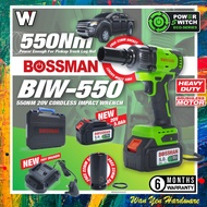 Bossman BIW550 1/2 Inch Heavy Duty 550Nm Cordless Impact Wrench c/w  Brushless Motor.