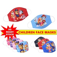 [SG READY STOCK] Paw Patrol Mask Cartoon Mask Kids Face Mask Reusable Masks Washable Masks