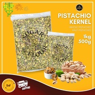 Raw Pistachio Kernel Kacang Pistachio Nuts Whole Pistachio Half Pistachio Nuts Halal 1kg 500g