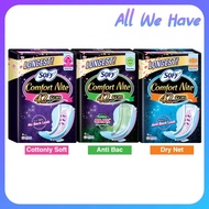 (FRESH BATCH) AWH Sofy Comfort Nite Body Fit Slim Wing Period Pad Sofy Pad Cotton Sanitary Pad 29cm 