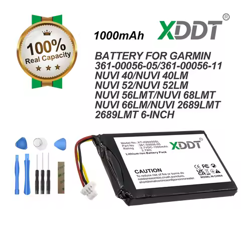 GPS Navigator Battery 3.7V/1000mAh 361-00056-05,361-00056-11 for Garmin Nuvi 40,40LM,52,52LM, 56LMT,