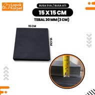 Eva Foam Heart Foam/ Eva Sponge/ Eva Foam/ Size 15x15 cm 3 cm Thick/ Multipurpose Liver Foam/ Multif