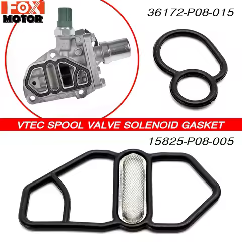 Upper + Lower VTEC Spool Valve Solenoid Gasket Kit for Honda Civic GSR NSX D16Z6 B18C1 B16A2 B18C5 3