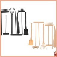 🧂 14Pcs Rake Plastik Kuning Zen Garden untuk Membentuk Corak Pasir dan Aksesori Kotak Pasir 5.50X2.4