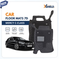 XSHIELD - 7D Mercy C Class Anti-Slip Car Mat - Waterproof - Durable | FLOOR MATS 7D
