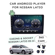 Android Player Package Promotion For NISSAN LATIO 05-11 With 360 Camera