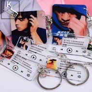 Jay JAY Chou Album Cover Lyrics Keychain Pendant Accessories Celebrity Support Fan Merchandise Customized Commemorative