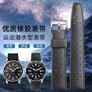 Rubber Watch Strap Sports Diving Replica Watch Band for Tag Heuer Citizen International Watch Company Rudder Tissot 22