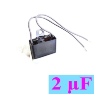 2uF fan capacitor, Combo of 5 fan capacitors 2mf - 400V, Genuine BM square capacitor, Standard grade