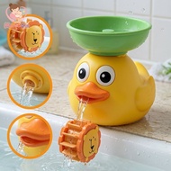 Duck Water Wheel Bath Toy Rotating Watermill Mainan Mandi Bebek Baby Toddler Education Play