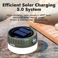 WARSUN XD07 Solar Camping Lantern - Rechargeable Hanging Tent Ambient Light WARSUN XD07 Lampu Perkhe