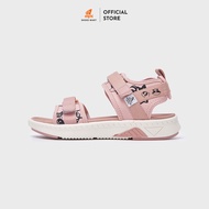 Women's Sandal ZX 2726 Raccoon Pink White with Mascot print, 3.5cm EVA sole, new technology