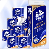 4 Ply 4Ply 4ply 140g Vinda Smooth Feel Toilet Paper Roll - 10 rolls