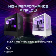 NZXT H5 Flow RGB Black White PC Computer Desktop Case Chassis