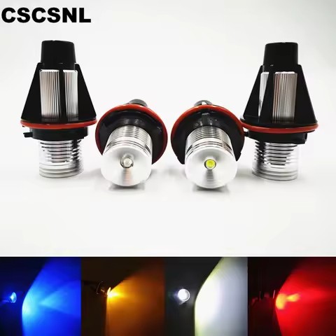 CSCSNL 1 Pair Error Free LED Angel Eyes Marker Lights Bulbs For BMW E39 E53 E60 E61 E63 E64 E65 E66 