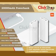 Xiaomi 20000mAh Powerbank Gen 3 Power Bank Xiaomi Powerbank USB-C Two Way Quick Charge PLM18ZM