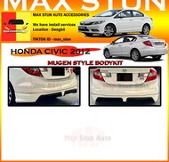 HONDA CIVIC FB 2012-2015 MUGEN FULL SET BODYKIT MG BUMPER SKIRT LIP MUGEN CAR BODY KIT FRONT SKIRT S