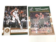 🔥📈 字母哥 Giannis Antetokounmpo Bucks 字母哥 2 cards 籃球卡