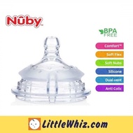 Nuby: Comfort Silicone Bottle Replacement Nipple - 1pc 💖SILICONE TEAT💖